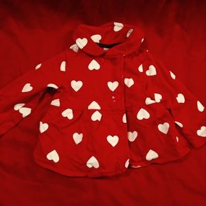 Carter's Girl Valentine's Day Cardigan set